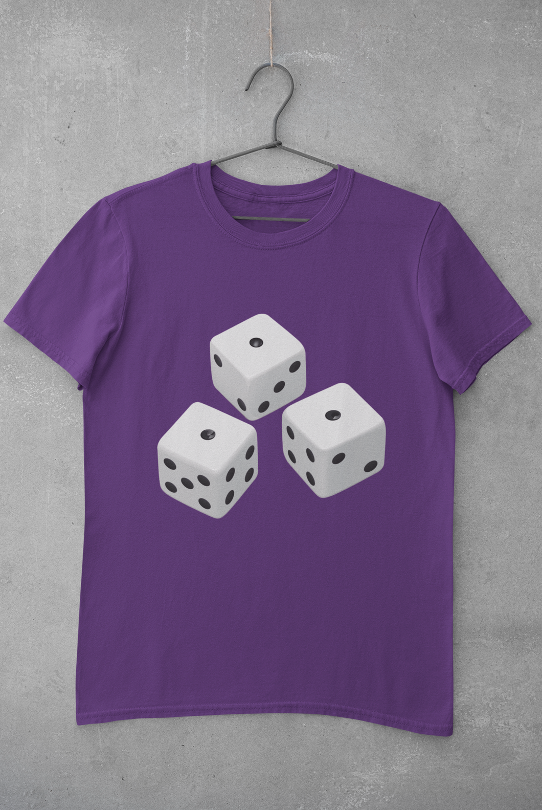 Dice Mens Half Sleeves T-shirt- KidsFashionVilla