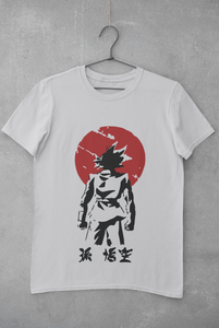 Goku Sun Anime Women Half Sleeves T-shirt- KidsFashionVilla