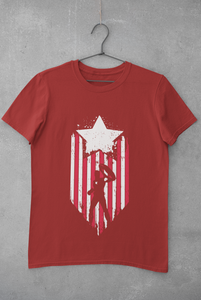 Captain America Web Series Mens Half Sleeves T-shirt- KidsFashionVilla