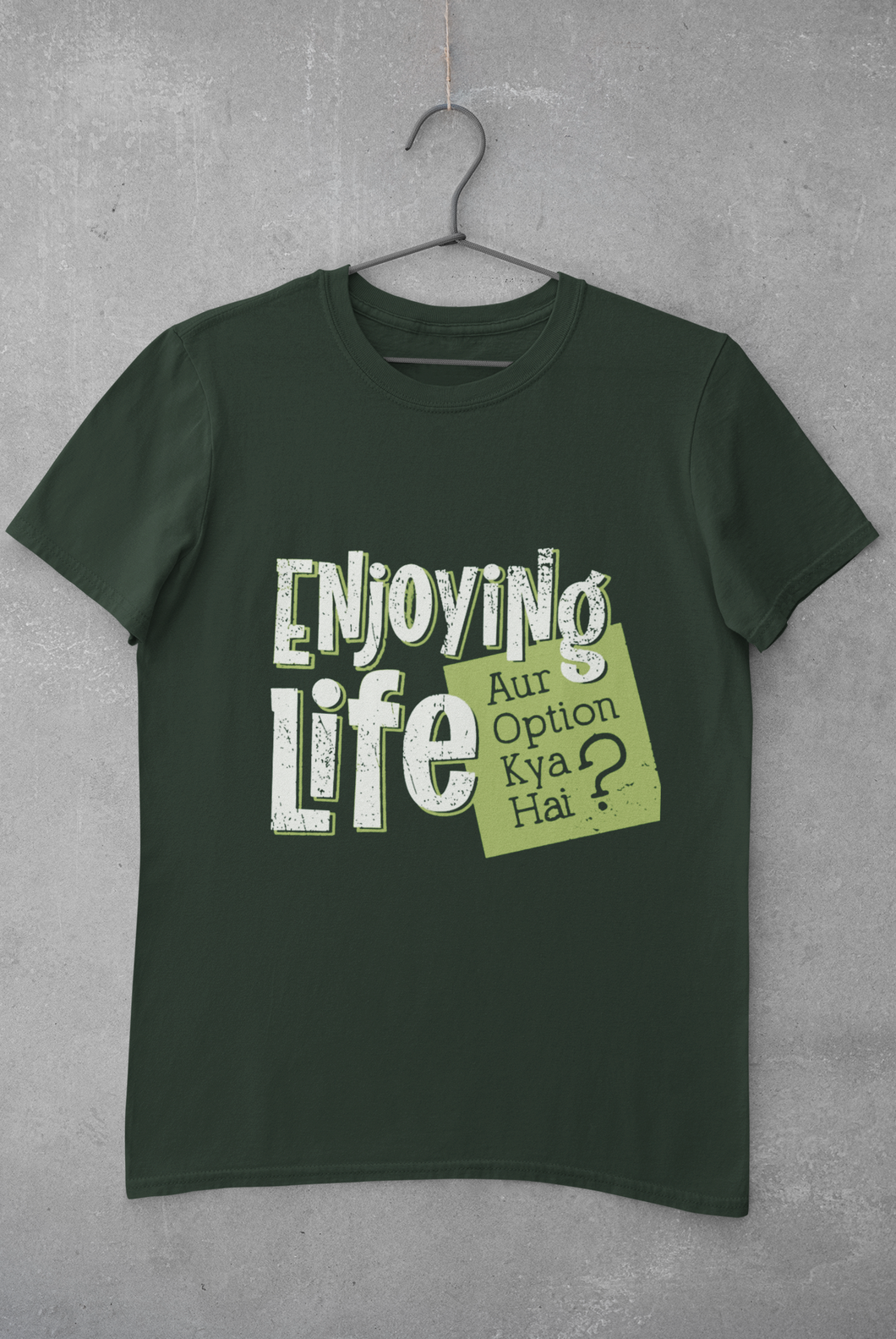 Enjoying Life Women Half Sleeves T-shirt- KidsFashionVilla