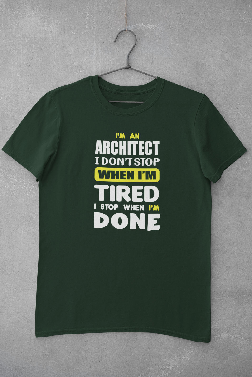 I Am Architect Profession Mens Half Sleeves T-shirt- KidsFashionVilla