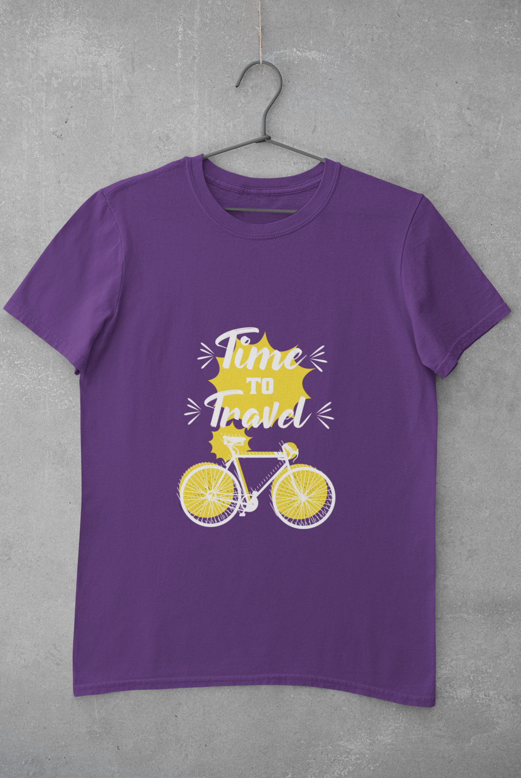Time To Travel Women Half Sleeves T-shirt- KidsFashionVilla
