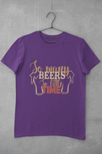 Load image into Gallery viewer, So Many Beers Mens Half Sleeves T-shirt- KidsFashionVilla
