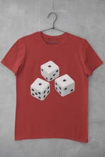 Load image into Gallery viewer, Dice Women Half Sleeves T-shirt- KidsFashionVilla
