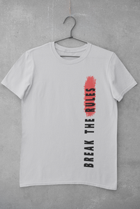 Break The Rules Mens Half Sleeves T-shirt- KidsFashionVilla