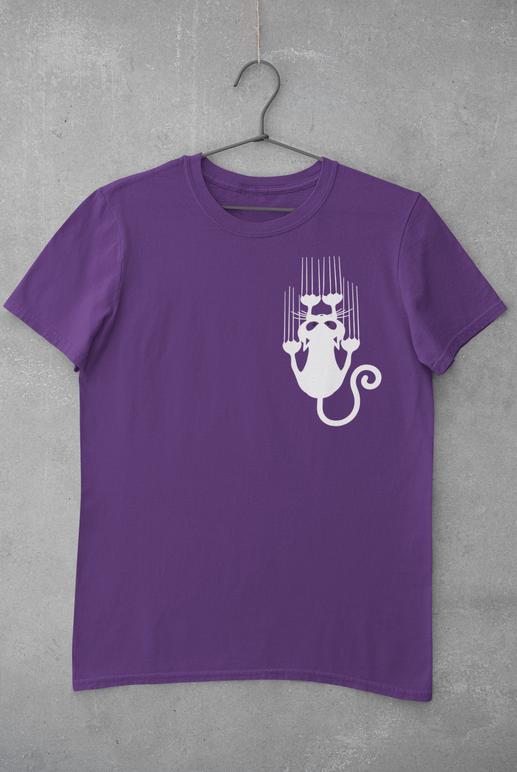 Sliding Cat Women Half Sleeves T-shirt- KidsFashionVilla