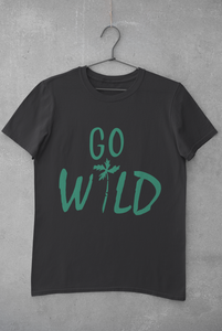 Go Wild Women Half Sleeves T-shirt- KidsFashionVilla