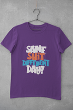 Load image into Gallery viewer, Same Shit Different Day Mens Half Sleeves T-shirt- KidsFashionVilla
