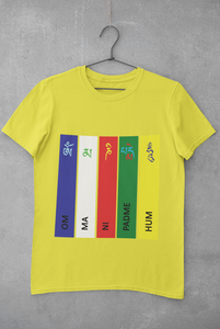 Ladakh Om Mani Padme Hum Women Half Sleeves T-shirt- KidsFashionVilla