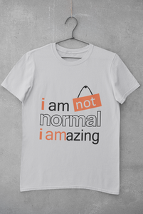 Not Normal Women Half Sleeves T-shirt- KidsFashionVilla