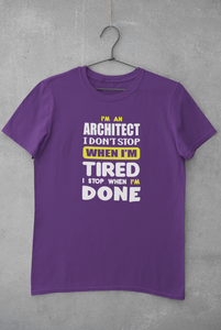 I Am Architect Profession Women Half Sleeves T-shirt- KidsFashionVilla
