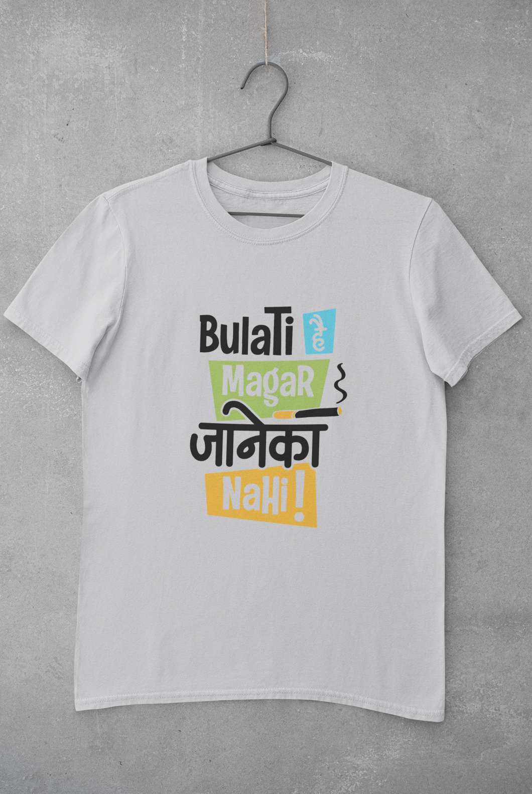 Bulati Hai Magar Janeka Nhi Women Half Sleeves T-shirt- KidsFashionVilla