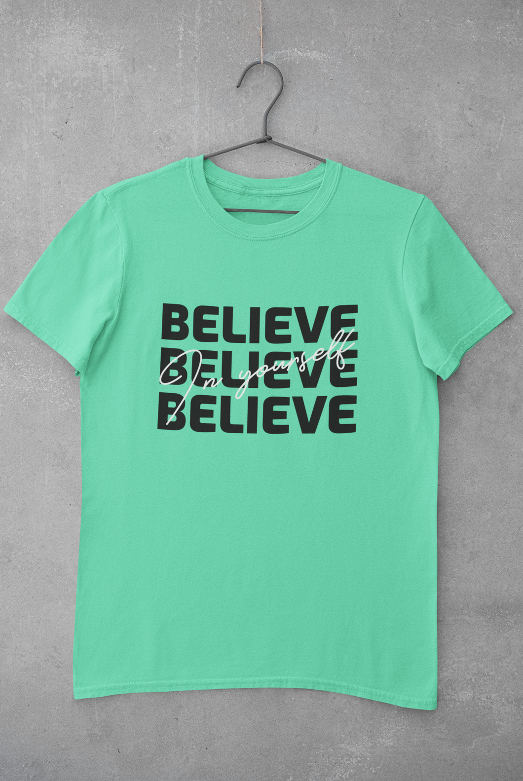 Believe Mens Half Sleeves T-shirt- KidsFashionVilla