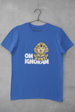 Load image into Gallery viewer, Om Ignoram Women Half Sleeves T-shirt- KidsFashionVilla
