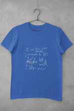 Load image into Gallery viewer, Math Formula Mens Half Sleeves T-shirt- KidsFashionVilla
