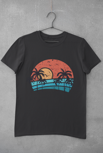 Sunset Women Half Sleeves T-shirt- KidsFashionVilla