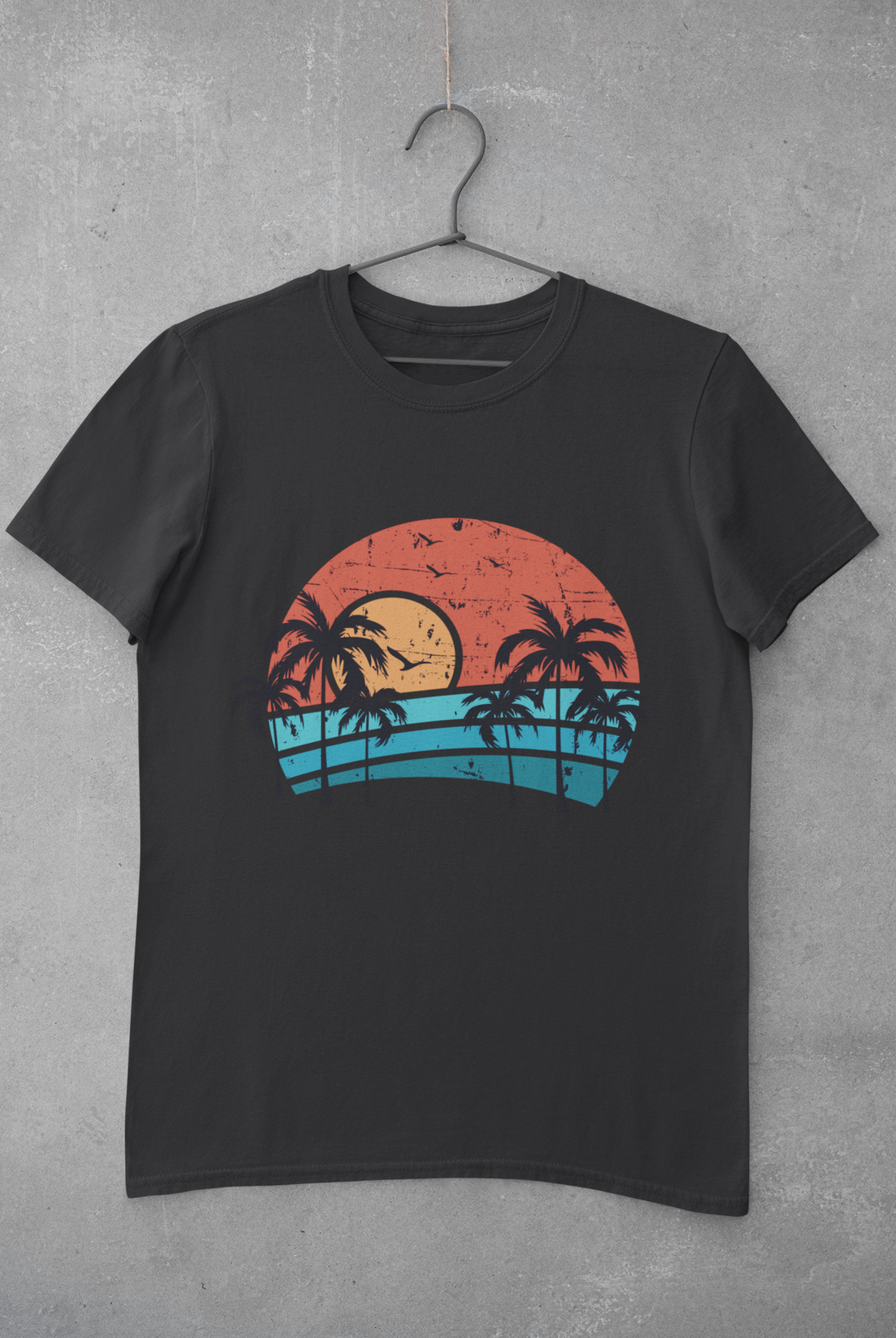 Sunset Women Half Sleeves T-shirt- KidsFashionVilla