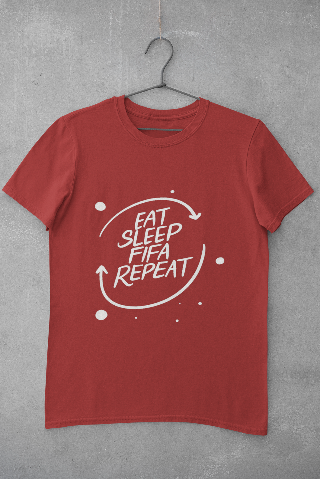 Eat Sleep Repeat  Mens Half Sleeves T-shirt- KidsFashionVilla
