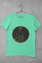Load image into Gallery viewer, Buddha Gold Women Half Sleeves T-shirt- KidsFashionVilla
