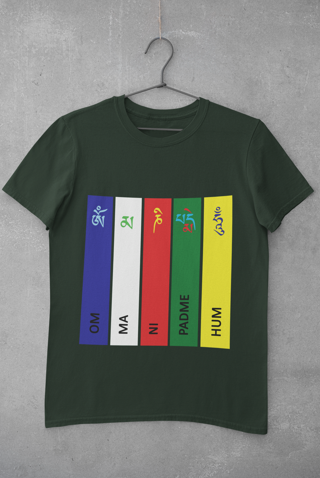 Ladakh Om Mani Padme Hum Mens Half Sleeves T-shirt- KidsFashionVilla