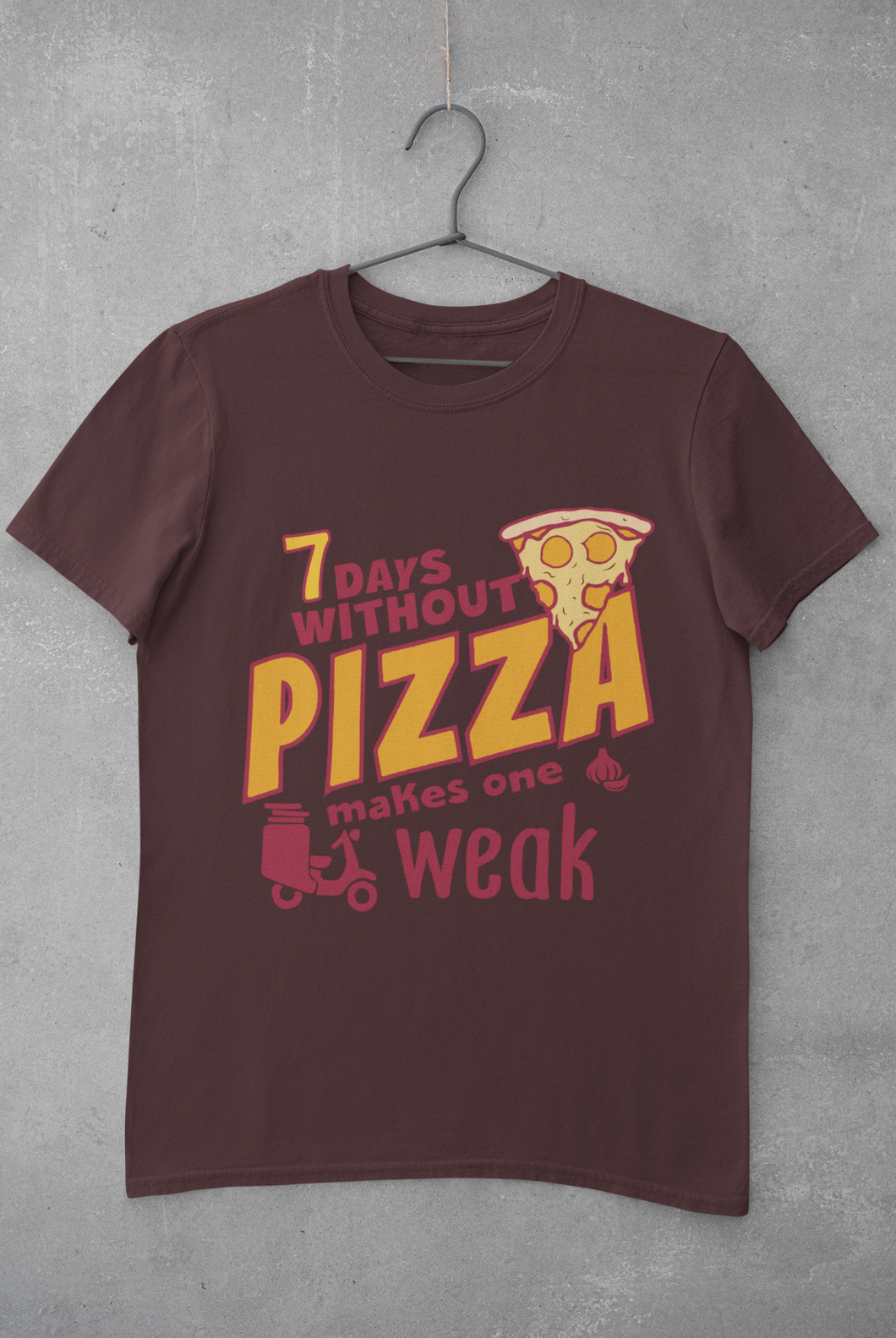 Pizza Women Half Sleeves T-shirt- KidsFashionVilla