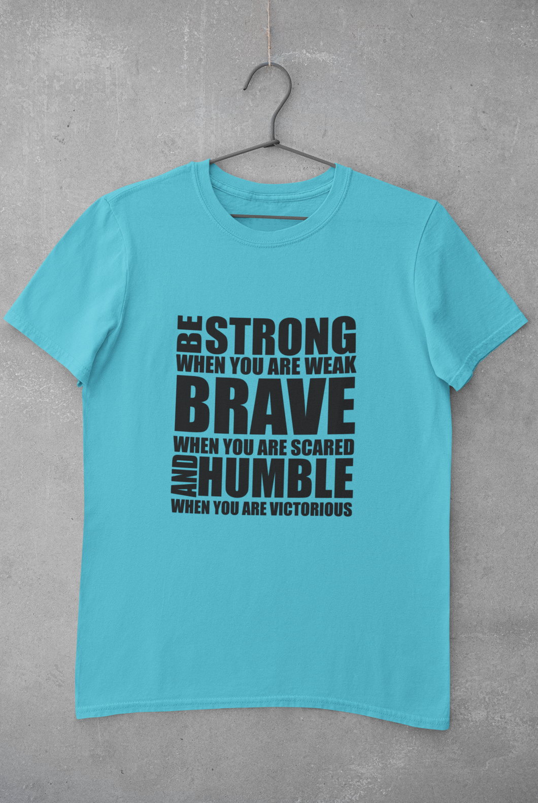 Be Strong Women Half Sleeves T-shirt- KidsFashionVilla