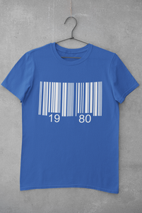 Bar Code Birthday Women Half Sleeves T-shirt- KidsFashionVilla