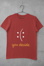 Load image into Gallery viewer, You Decide Women Half Sleeves T-shirt- KidsFashionVilla
