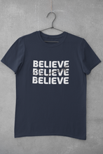 Load image into Gallery viewer, Believe Mens Half Sleeves T-shirt- KidsFashionVilla
