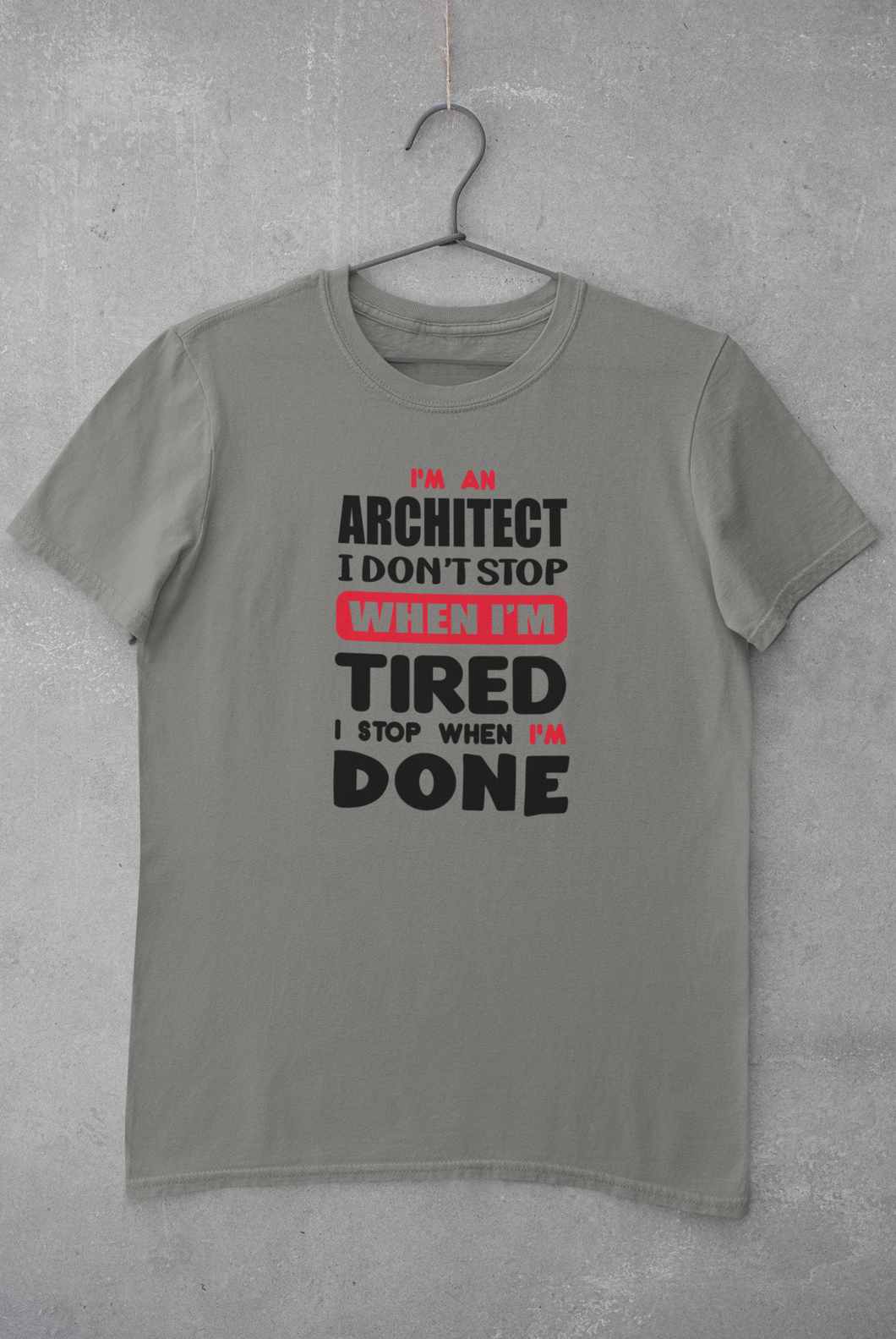 I Am Architect Profession Mens Half Sleeves T-shirt- KidsFashionVilla