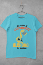 Load image into Gallery viewer, Alcohol Is A Solution Mens Half Sleeves T-shirt- KidsFashionVilla
