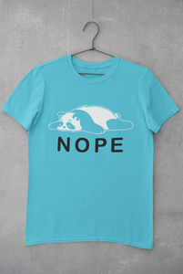 Nope Women Half Sleeves T-shirt- KidsFashionVilla
