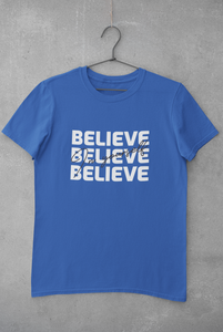 Believe Mens Half Sleeves T-shirt- KidsFashionVilla