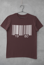 Load image into Gallery viewer, Bar Code Birthday Women Half Sleeves T-shirt- KidsFashionVilla
