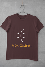 Load image into Gallery viewer, You Decide Women Half Sleeves T-shirt- KidsFashionVilla
