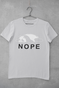 Nope Women Half Sleeves T-shirt- KidsFashionVilla