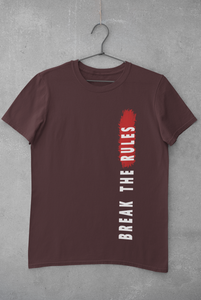 Break The Rules Women Half Sleeves T-shirt- KidsFashionVilla