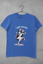 Load image into Gallery viewer, I Got Moves Women Half Sleeves T-shirt- KidsFashionVilla
