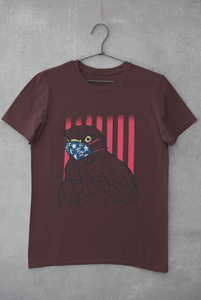 Eagle Women Half Sleeves T-shirt- KidsFashionVilla