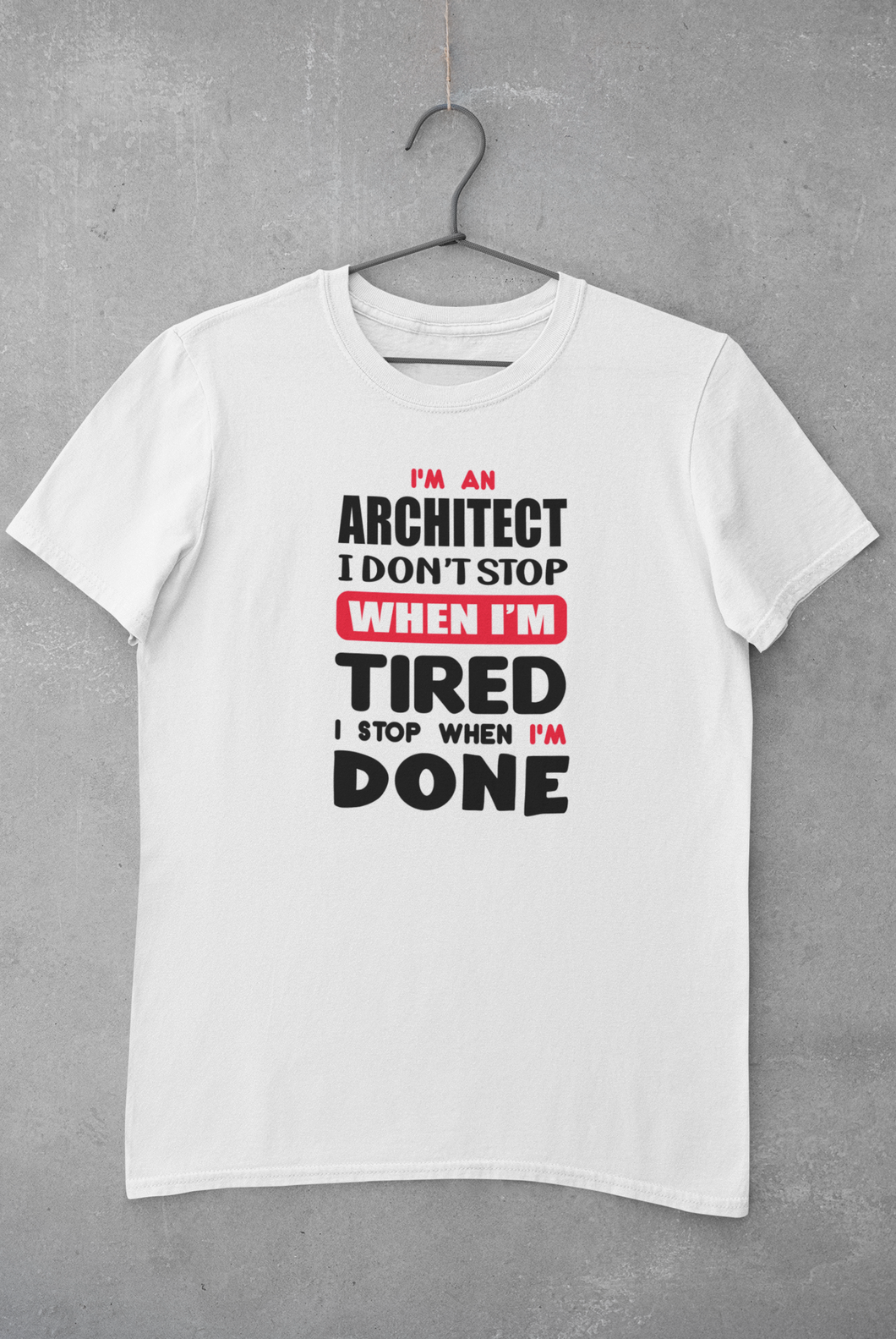I Am Architect Profession Mens Half Sleeves T-shirt- KidsFashionVilla