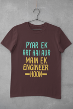 Load image into Gallery viewer, Pyaar Ek Art Hai Aur Main Ek Engineer Ho Women Half Sleeves T-shirt- KidsFashionVilla
