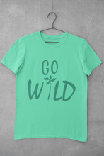 Load image into Gallery viewer, Go Wild Women Half Sleeves T-shirt- KidsFashionVilla
