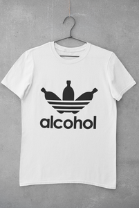 Alcohol Women Half Sleeves T-shirt- KidsFashionVilla