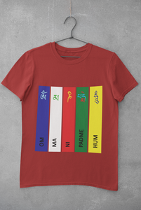 Ladakh Om Mani Padme Hum Women Half Sleeves T-shirt- KidsFashionVilla