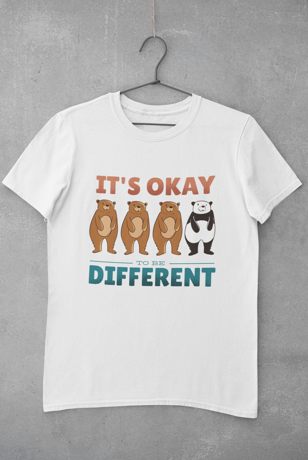 Its Okay To be Different Women Half Sleeves T-shirt- KidsFashionVilla