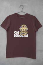 Load image into Gallery viewer, Om Ignoram Women Half Sleeves T-shirt- KidsFashionVilla
