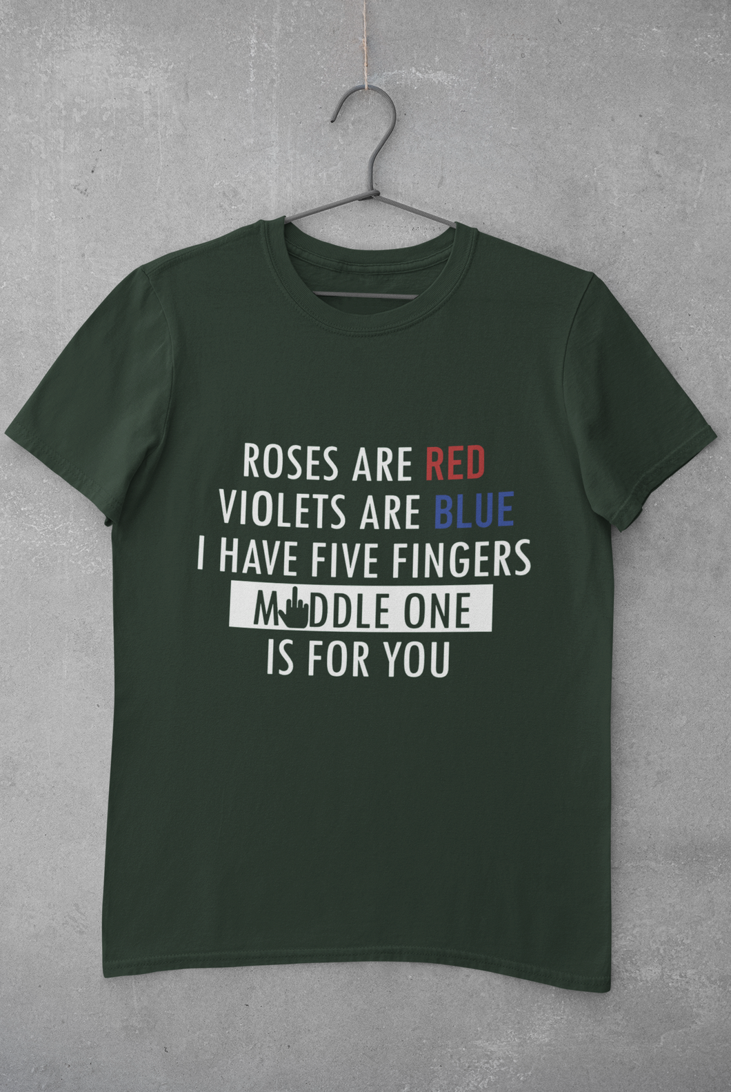 Middle One Women Half Sleeves T-shirt- KidsFashionVilla