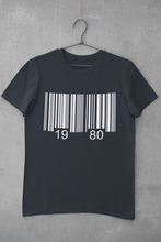 Load image into Gallery viewer, Bar Code Birthday Women Half Sleeves T-shirt- KidsFashionVilla
