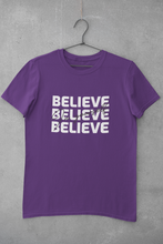 Load image into Gallery viewer, Believe Mens Half Sleeves T-shirt- KidsFashionVilla
