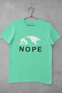 Nope Women Half Sleeves T-shirt- KidsFashionVilla